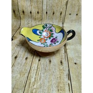 Tashiro Shoten Creamer Lusterware Japan Floral Hand Painted (b4)